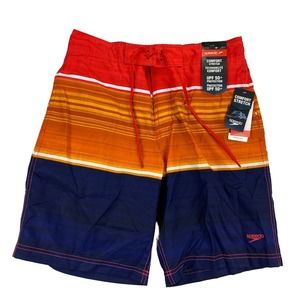 Speedo Mens Barrier Beach Bondi Stretch 20" Board Shorts Swim Trunks M